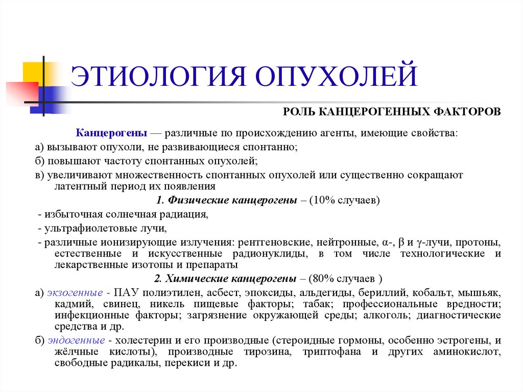 Виды опухолей. Этиология и патогенез опухолей. Этиология развития опухолей. Основные свойства опухолей. Этиология и патогенез опухоли.. Опухоли. Этиология, патогенез, классификация.