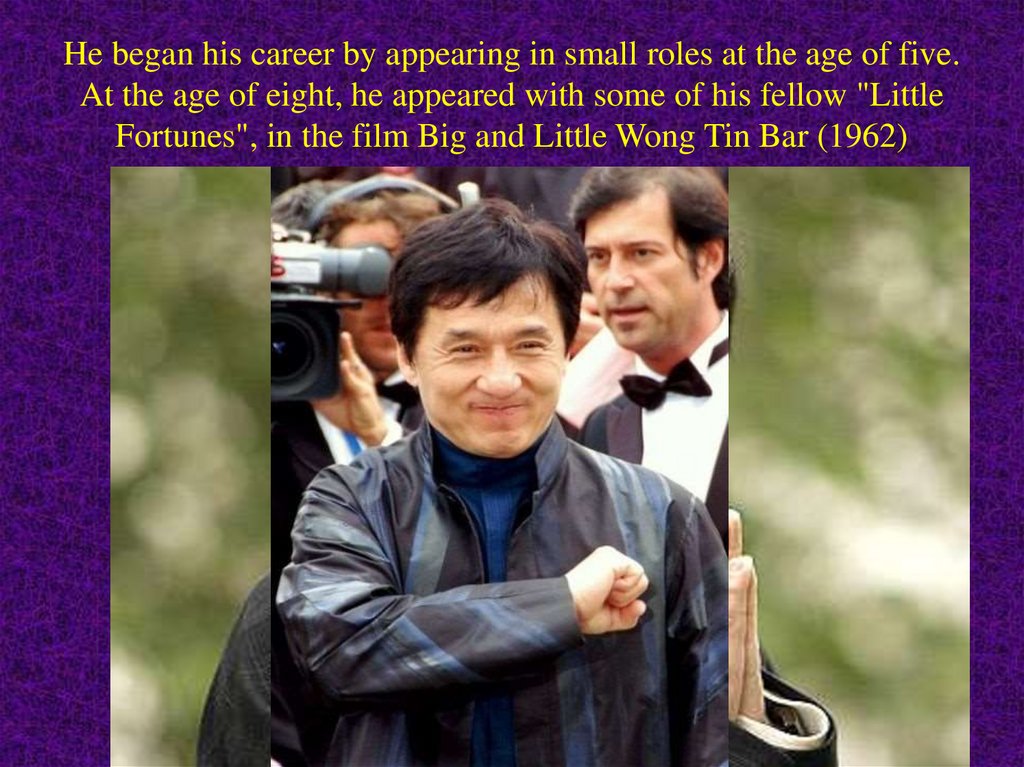 He began his career by appearing in small roles at the age of five. At the age of eight, he appeared with some of his fellow
