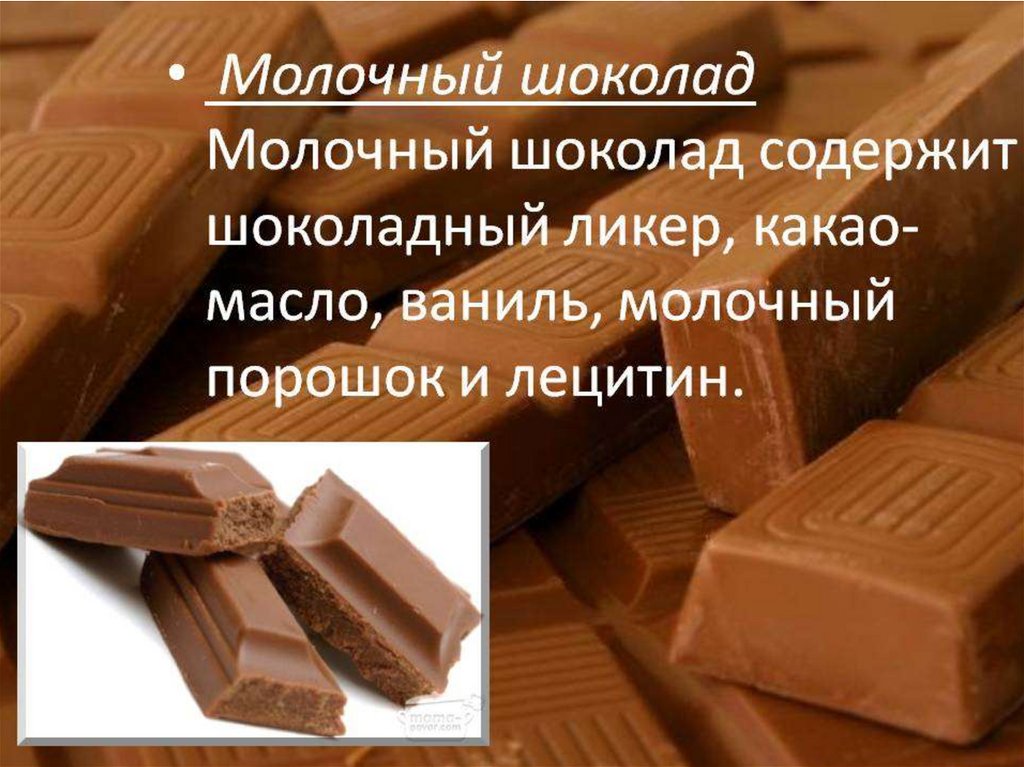 Шоколад молочный углеводов