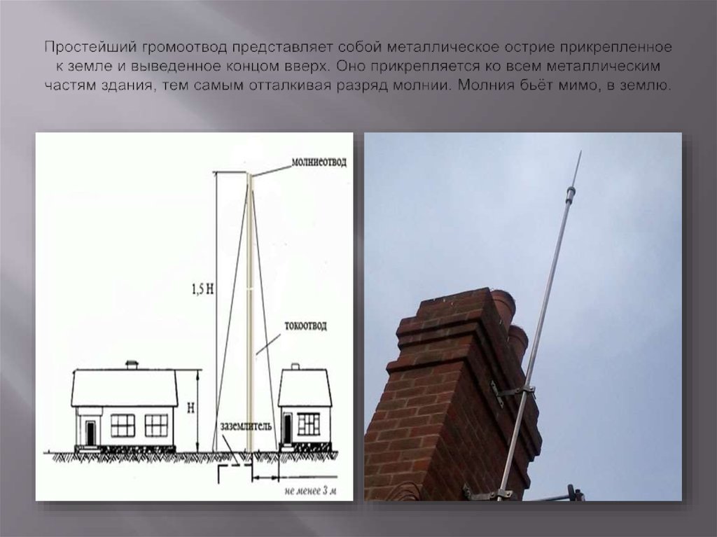 Как выглядит громоотвод на многоэтажном доме фото