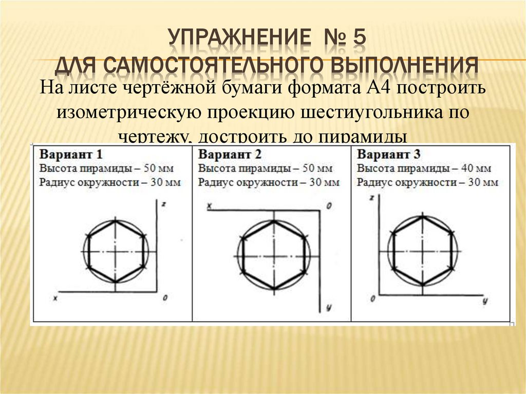 В какой аксонометрической проекции выполнено изображение модели