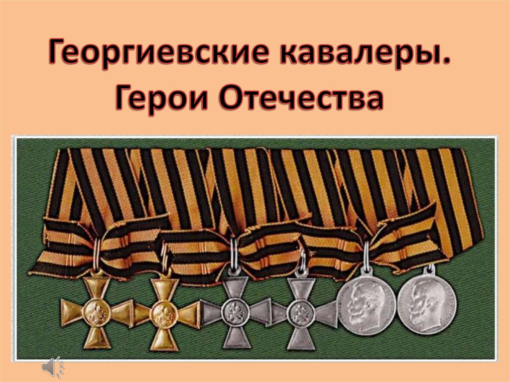 Информационно творческий проект по истории 8 класс георгиевские кавалеры