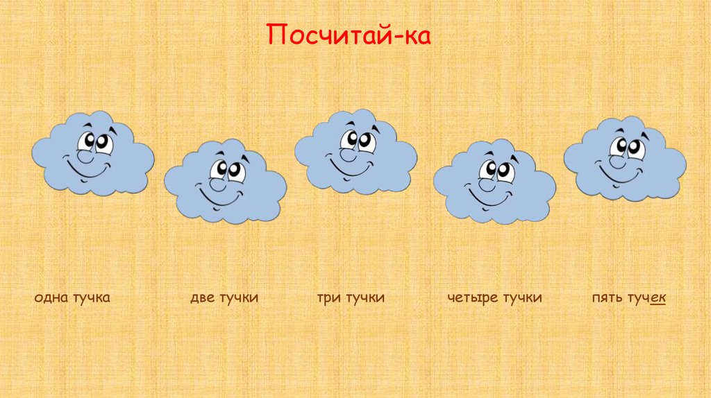 Русский язык 1 класс туча тучка