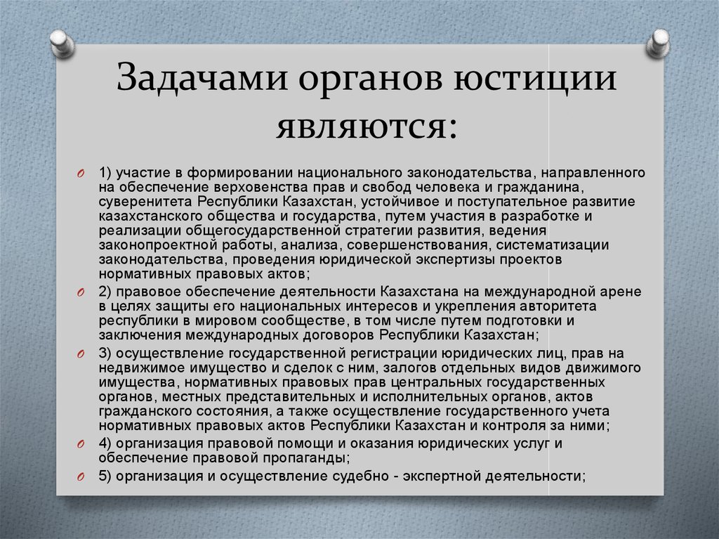 Органы юстиции презентация