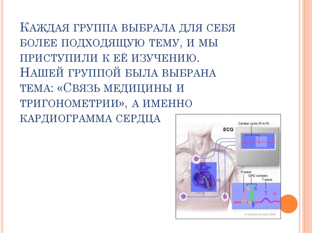 Тригонометрия в медицине презентация