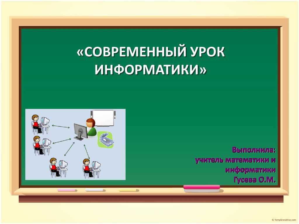 Урок информатики 8 класс