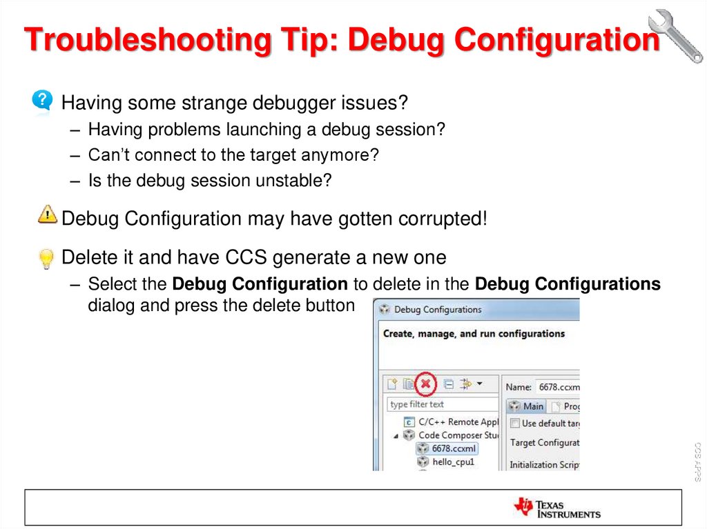 Debug Configurations – Source Options