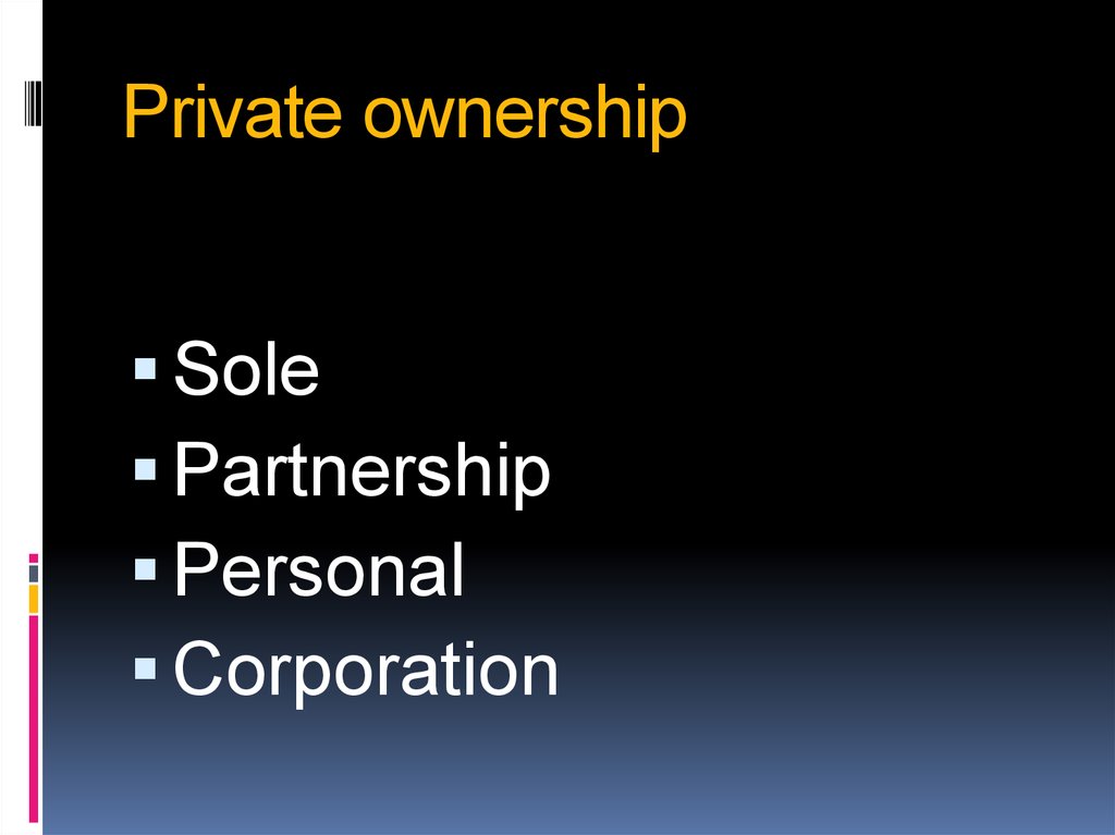 What Is An Example Of Private Ownership