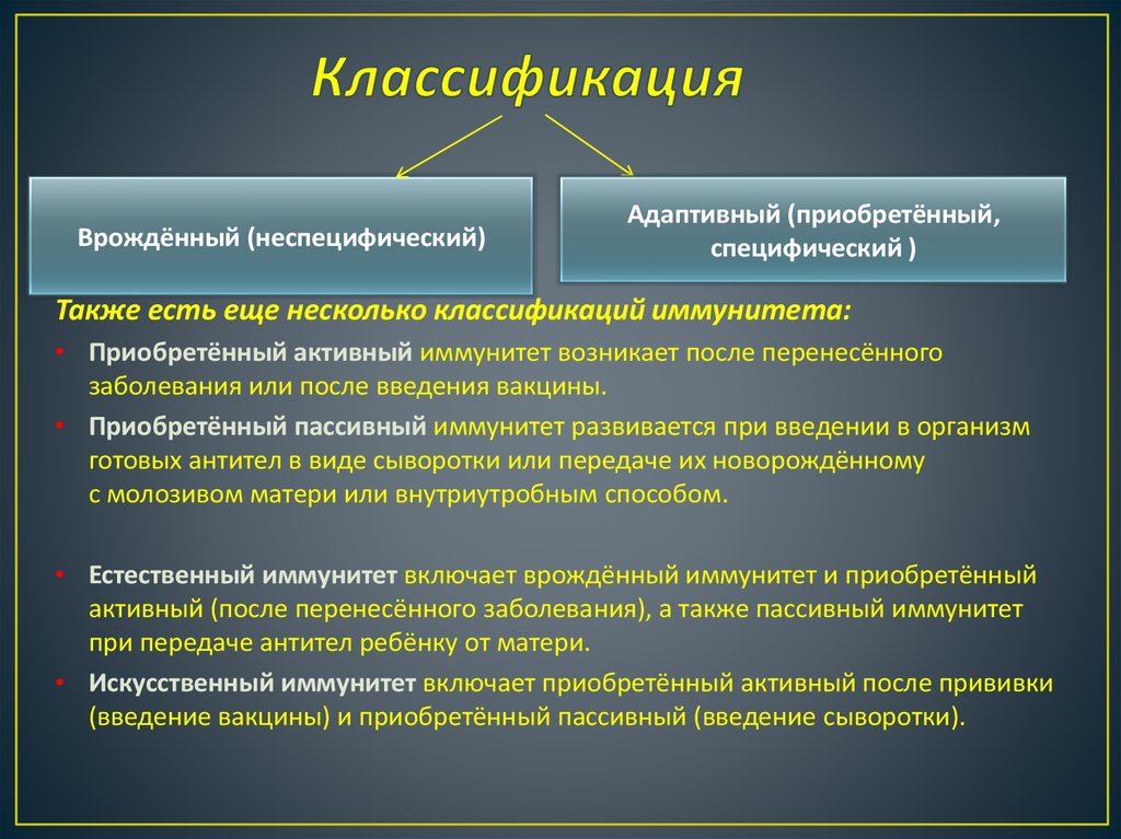 Приобретенный активный