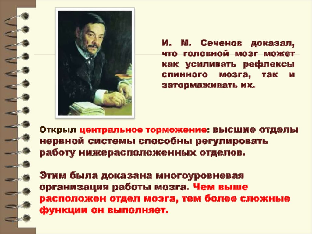 Вклад отечественных ученых в разработку учения о высшей нервной деятельности презентация