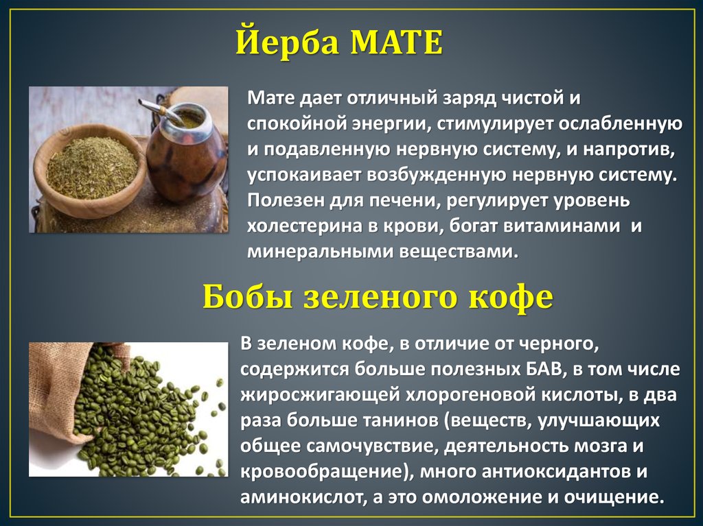 Карта йерба мате