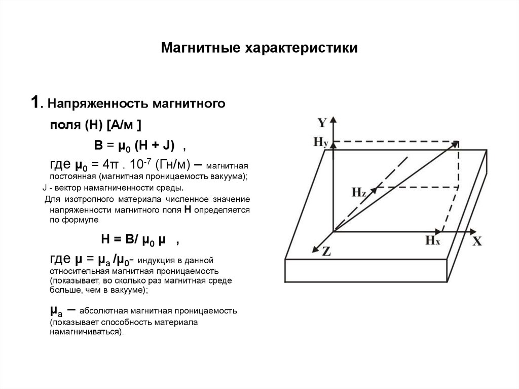 Магнитная постоянная равна