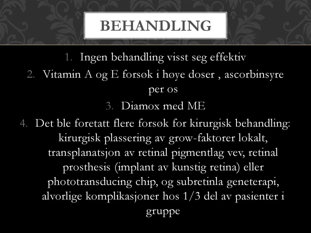Behandling
