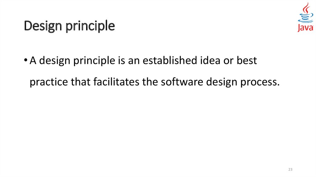 Design principle
