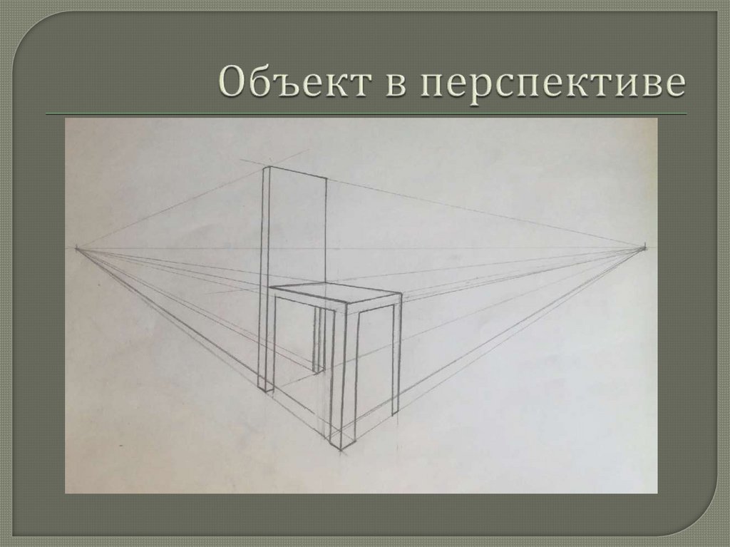 Объемный рисунок и перспектива нордлинг