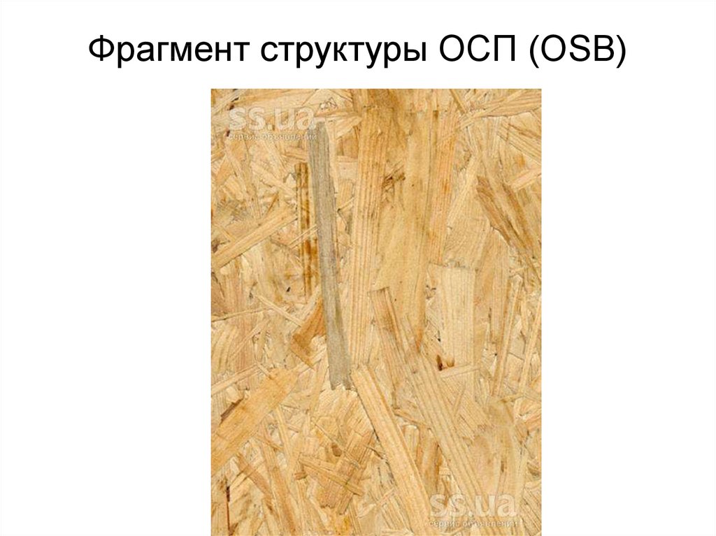 Фрагмент структуры ОСП (OSB)