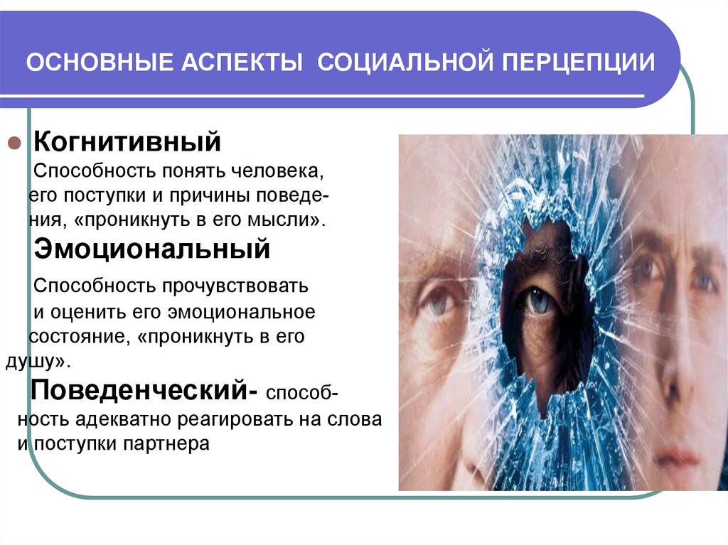 Способность понимать людей. Аспекты социальной перцепции. Когнитивный социальный эмоциональный навыки. Когнитивно-эмоциональный аспект что это. Основные социальные аспекты.