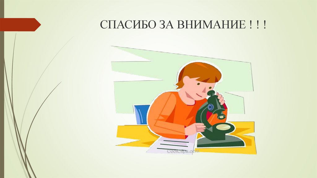 СПАСИБО ЗА ВНИМАНИЕ ! ! !