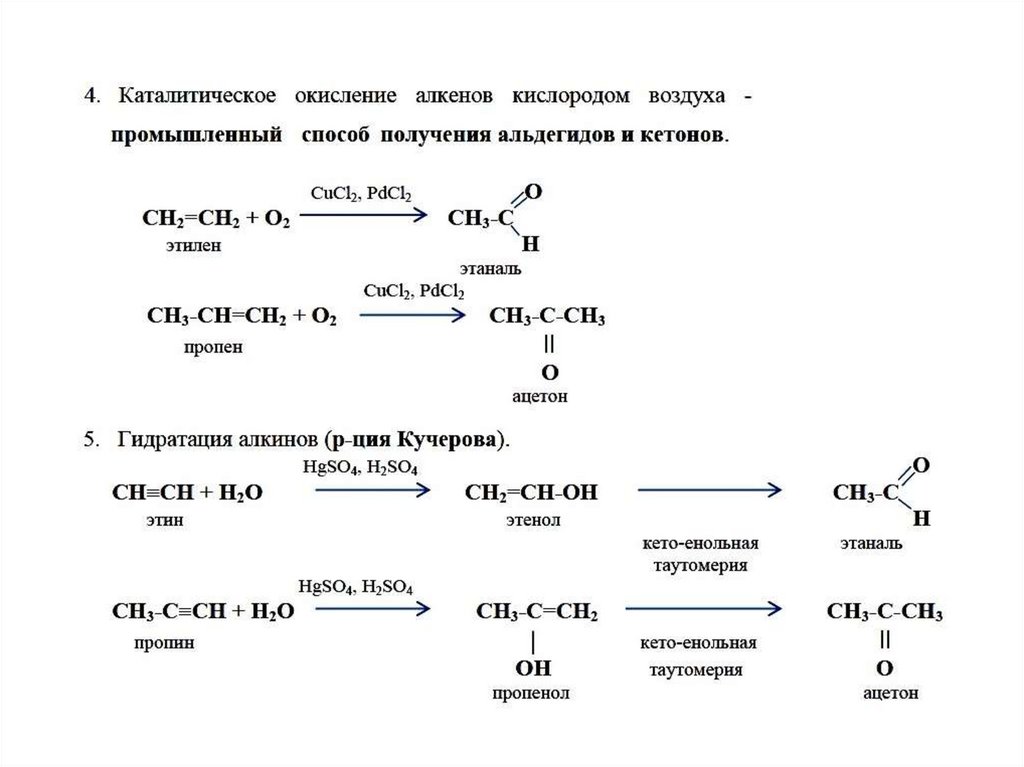 Окисление альдегидов. Реакция окисления кетонов. Кислород вступает в реакцию окисления