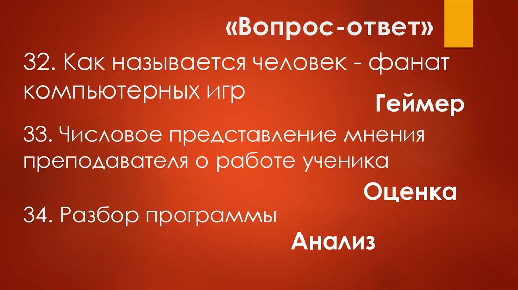 Как называется человек проводящий презентацию