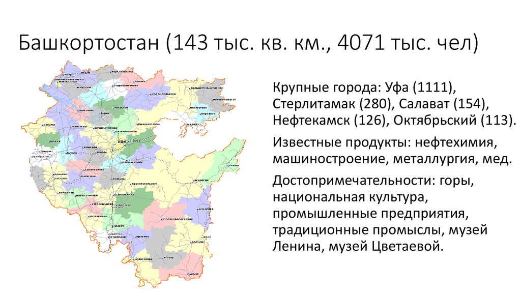 Региональные проекты республики башкортостан