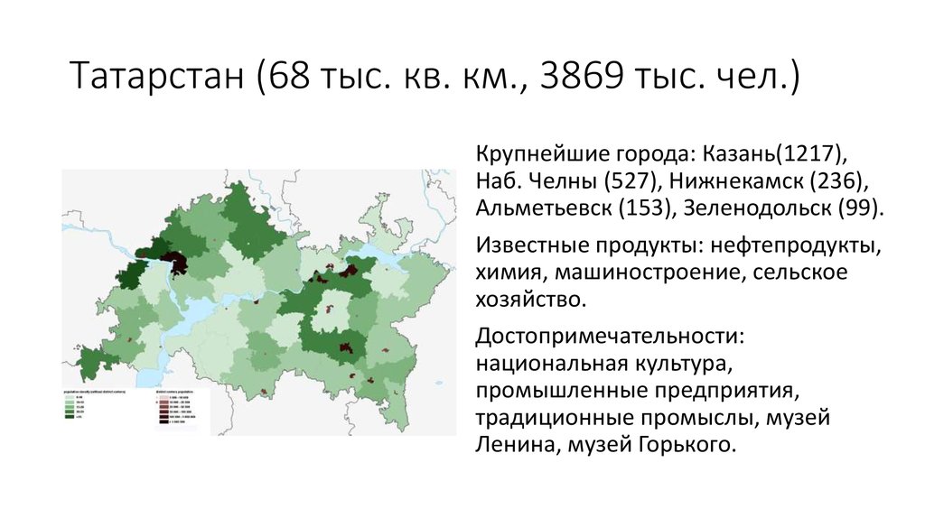 География татарстана презентация