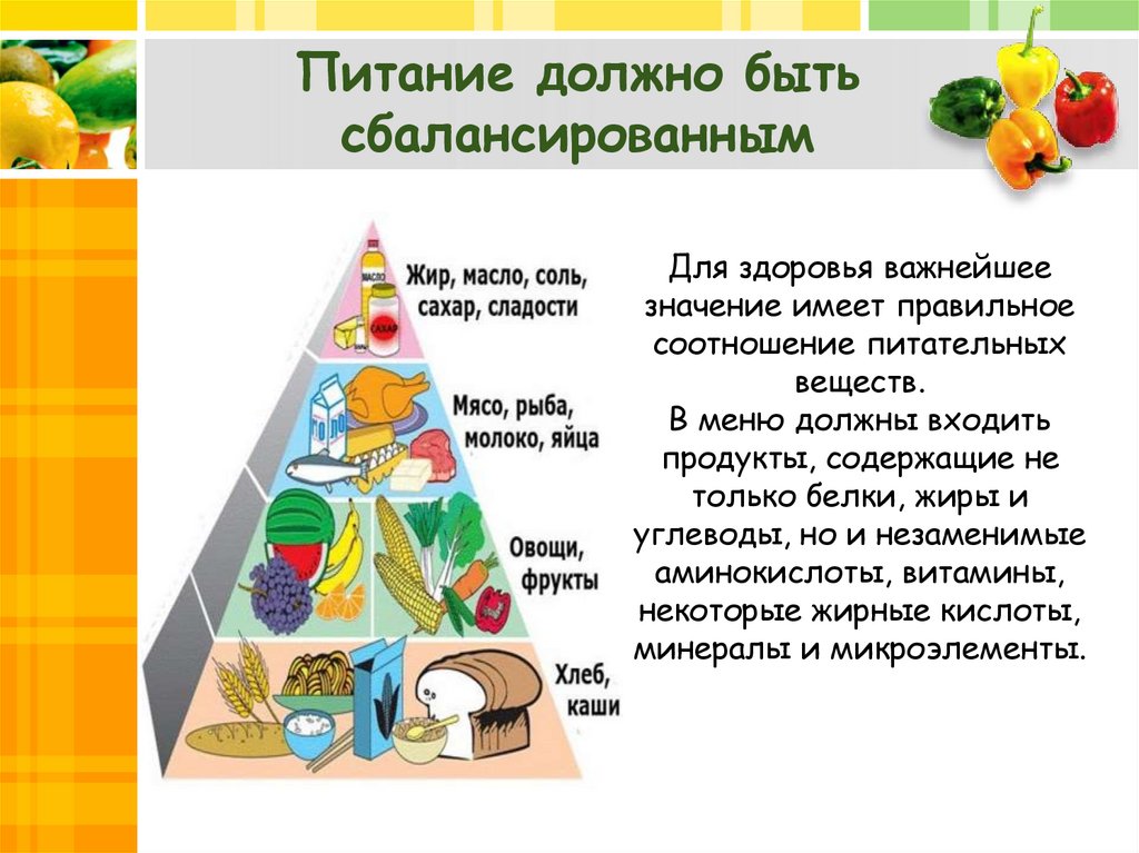 Суть сбалансированного питания. Основы правильного питания. Принципы здорового питания. Правильное рациональное питание. Здоровая и полезная пища.