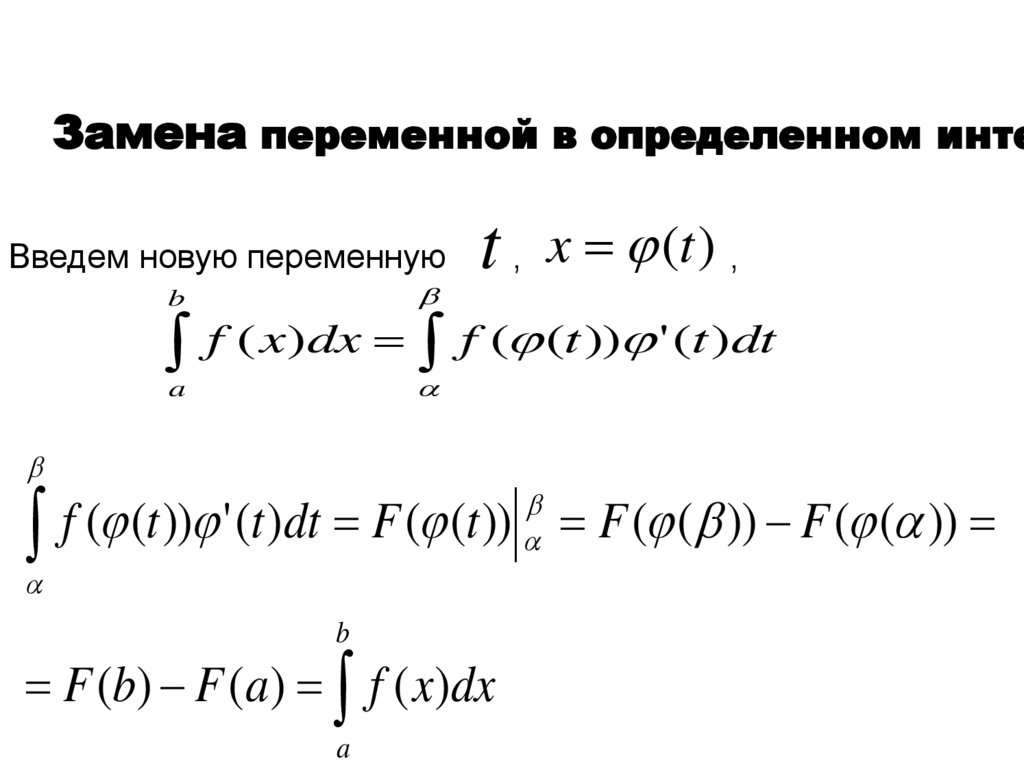 Формула замены интегралов. Определенный интеграл формула Ньютона Лейбница. Определенный интеграл презентация. Определенный интеграл замена переменной.