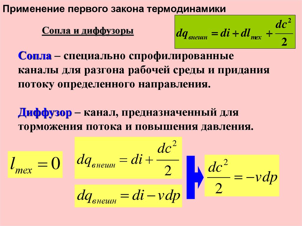 Презентация первый закон термодинамики 10 класс презентация