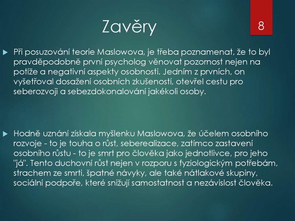 Zavěry
