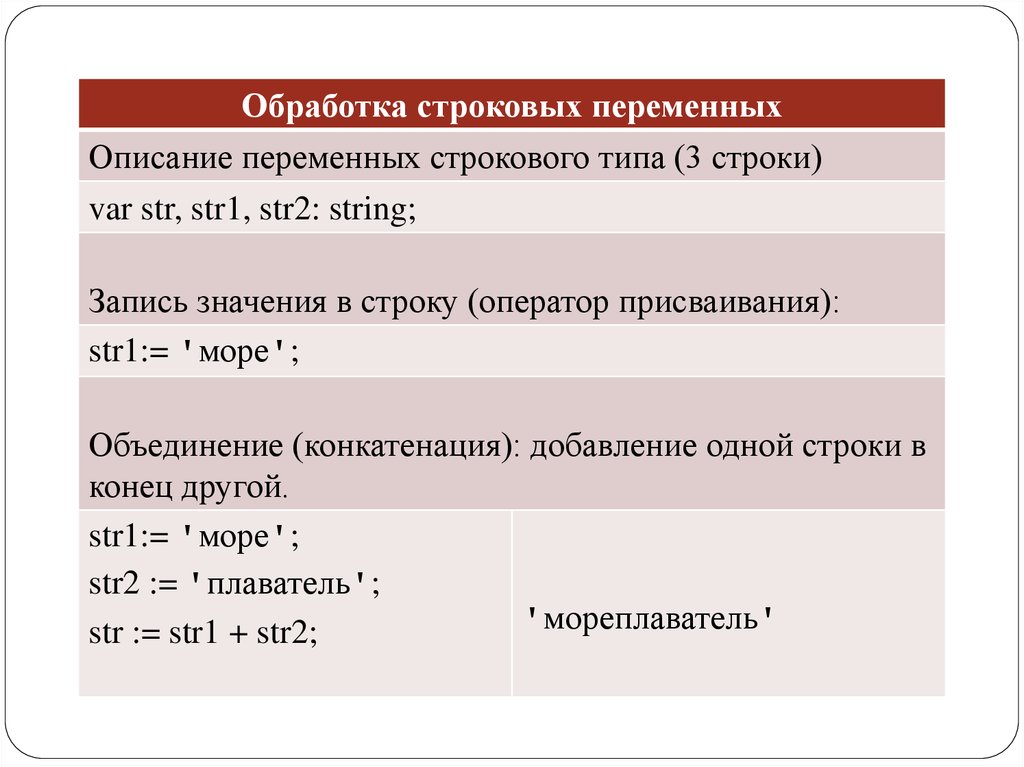 Переменной является. Описание переменной строкового типа. Строковые переменные. Строковый Тип переменных. Переменные описание переменных.