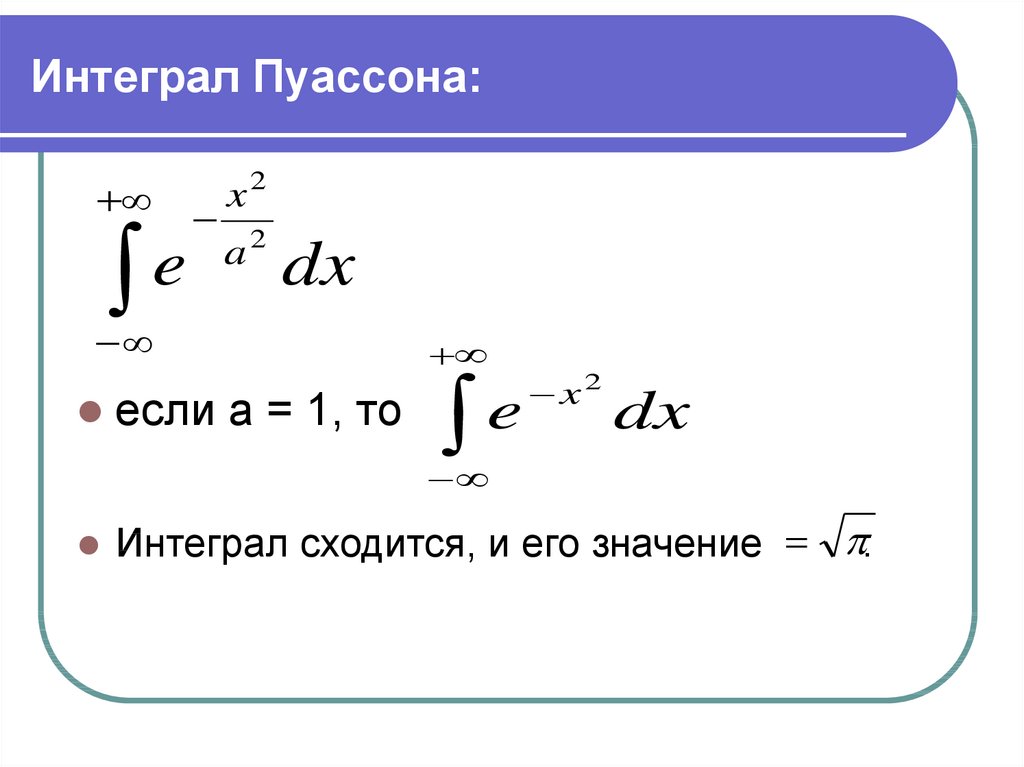 Изображение интеграла это