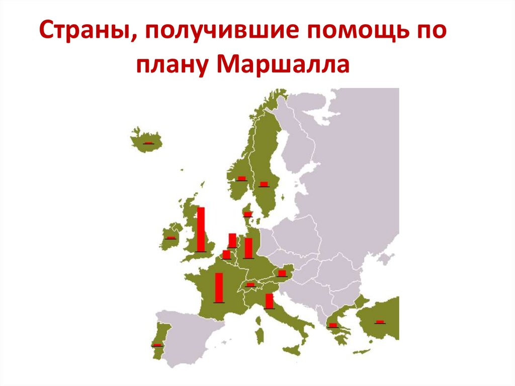 Почему ряд стран отказались от участия в плане маршалла к каким последствиям это привело кратко