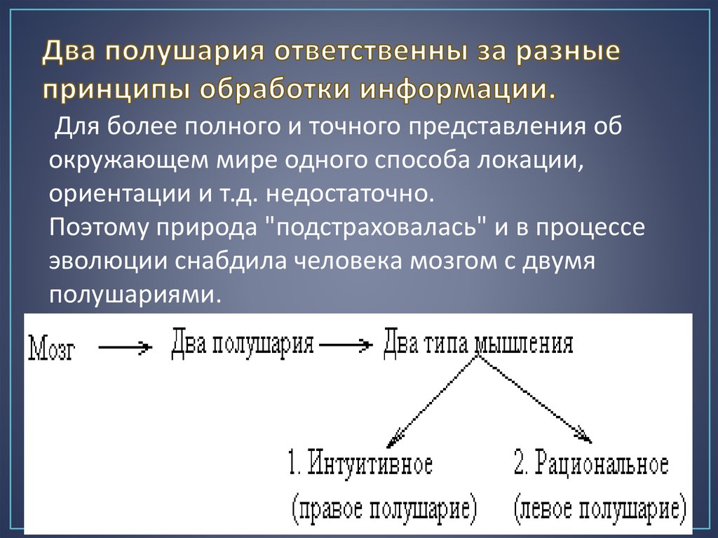 Разные принципы