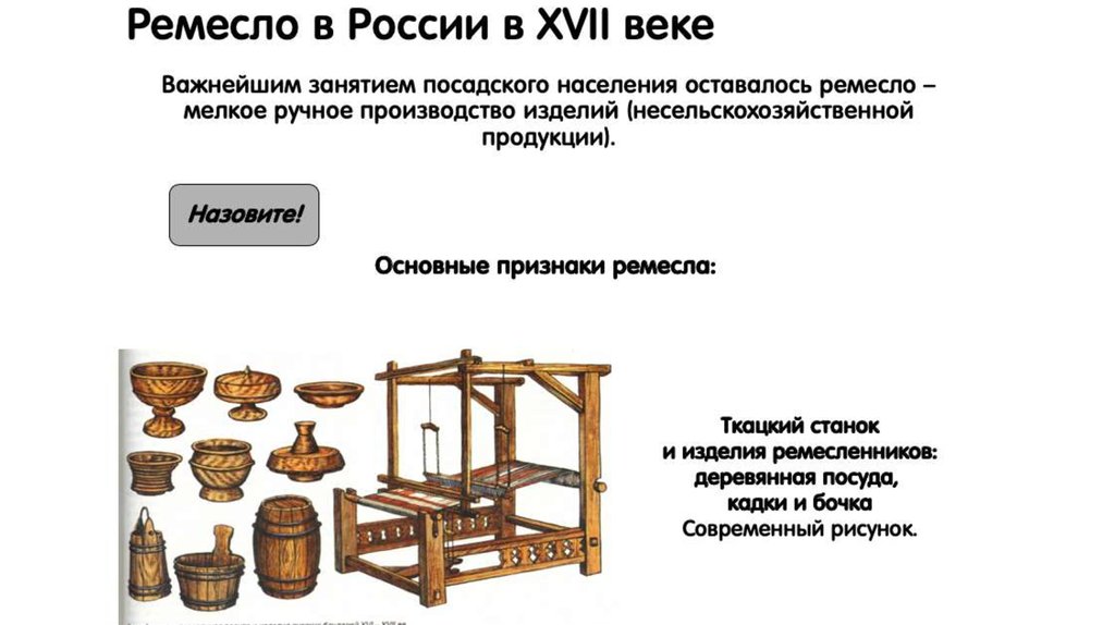 Ремесла в 16 веке