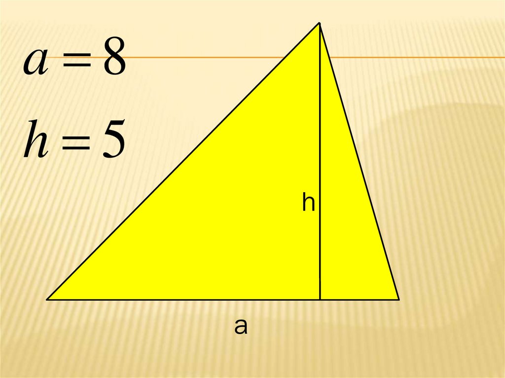 Площадь треугольника презентация 8