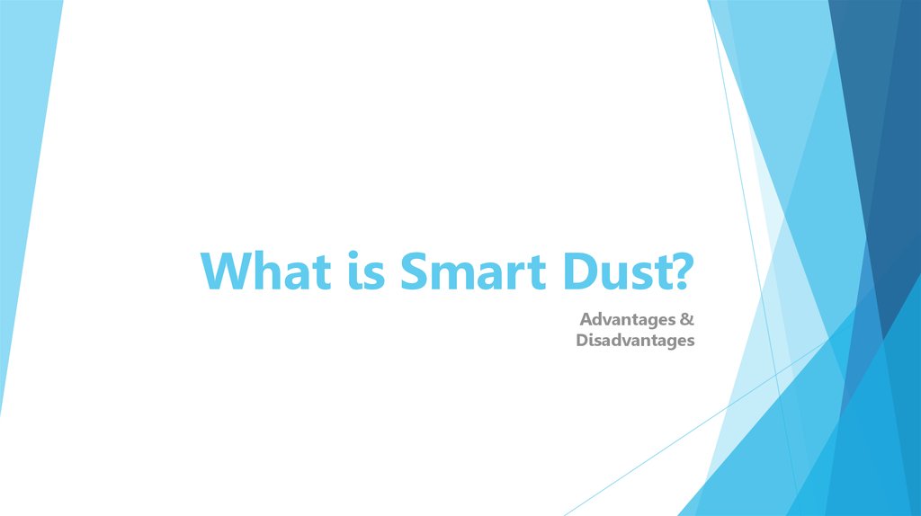 What is Smart Dust?
