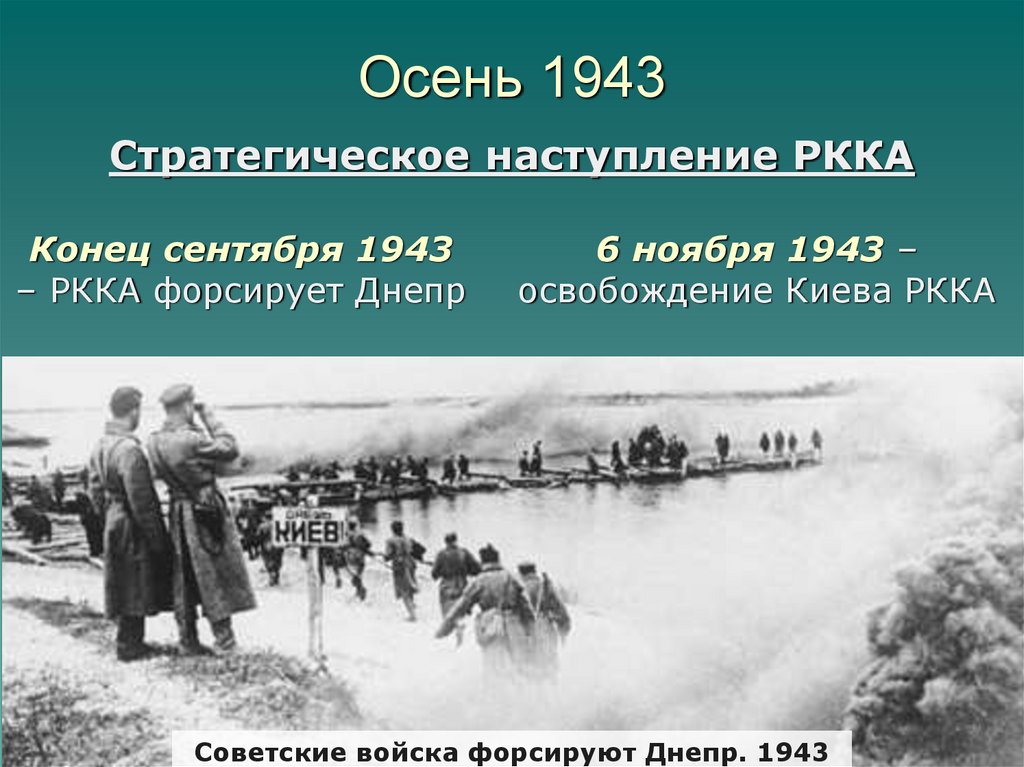 Форсирование днепра 1943 презентация