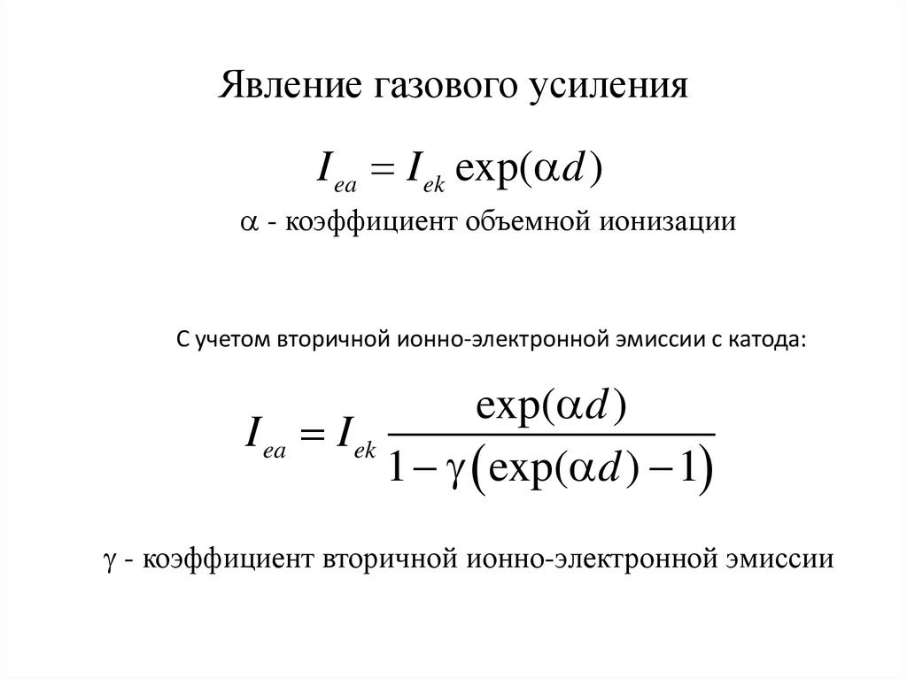 Показатели газа