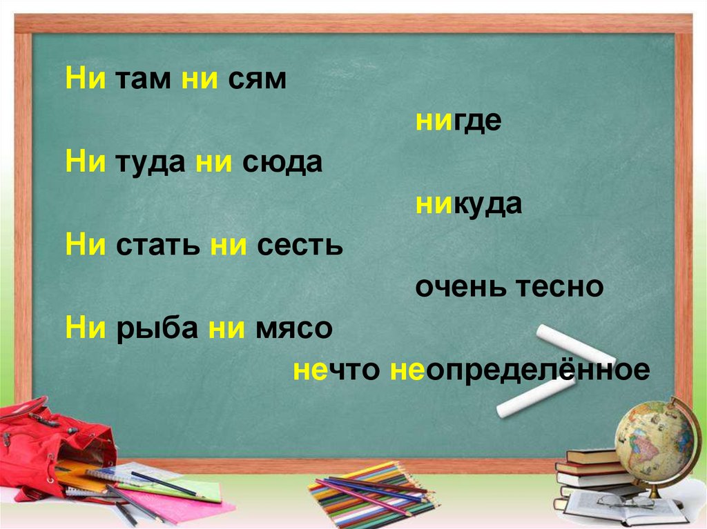 Во что бы то ни стало. Ни туда ни сюда. Не туда или ни туда. Ни там ни там. Ни туда ни сюда как пишется.