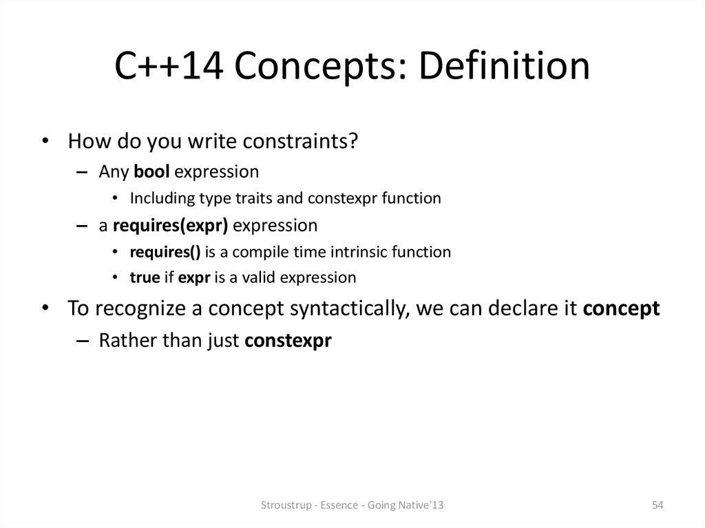 C++14 Concepts: Overloading