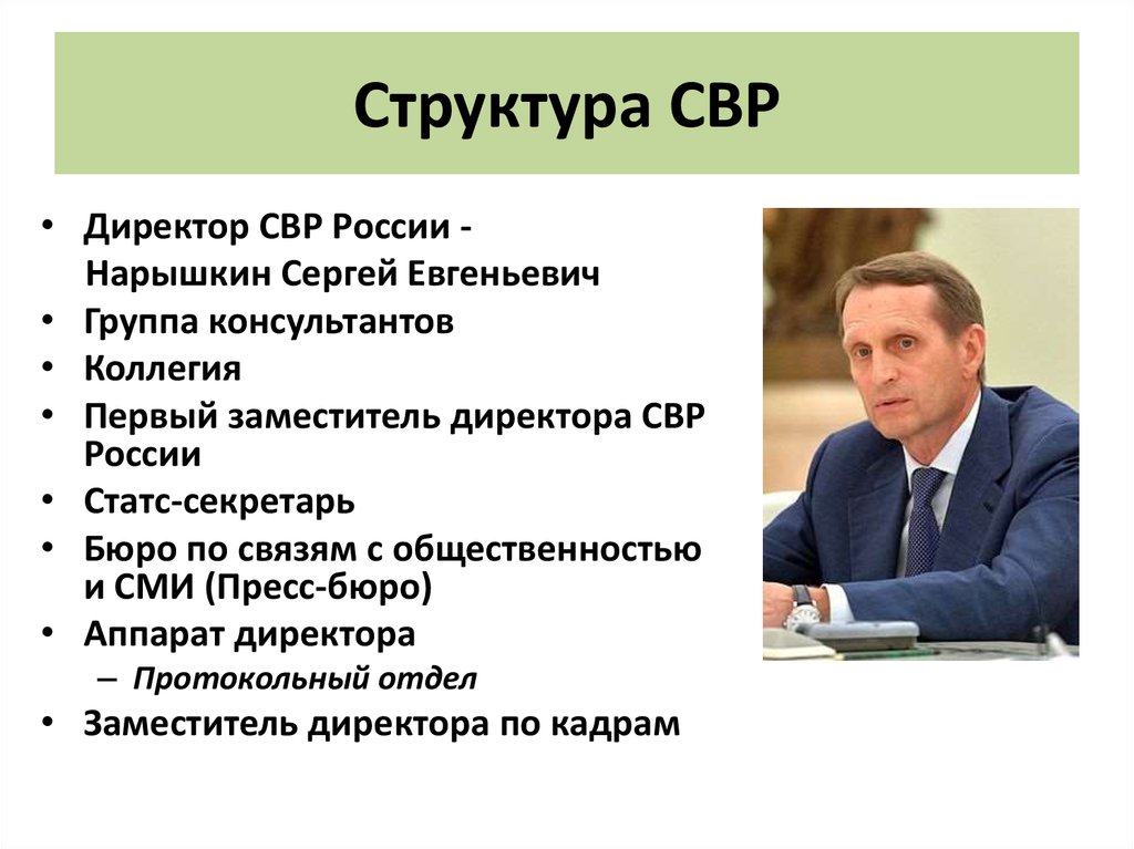 Какие свр. Структура службы внешней разведки. Структура СВР. Структура внешней разведки РФ. Структура СВР России.