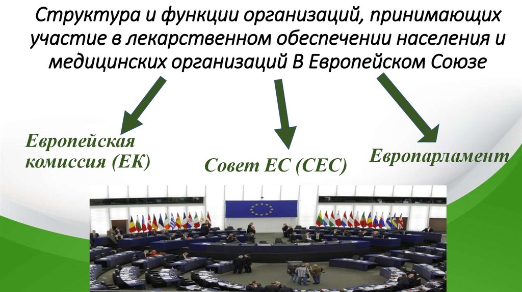 Организовать принятый. Система лекарственного обеспечения в Евросоюзе.