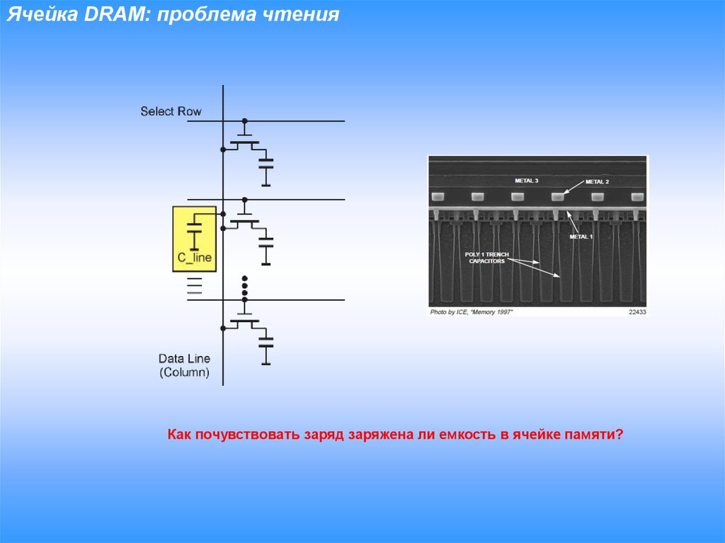 Схема ячейки памяти