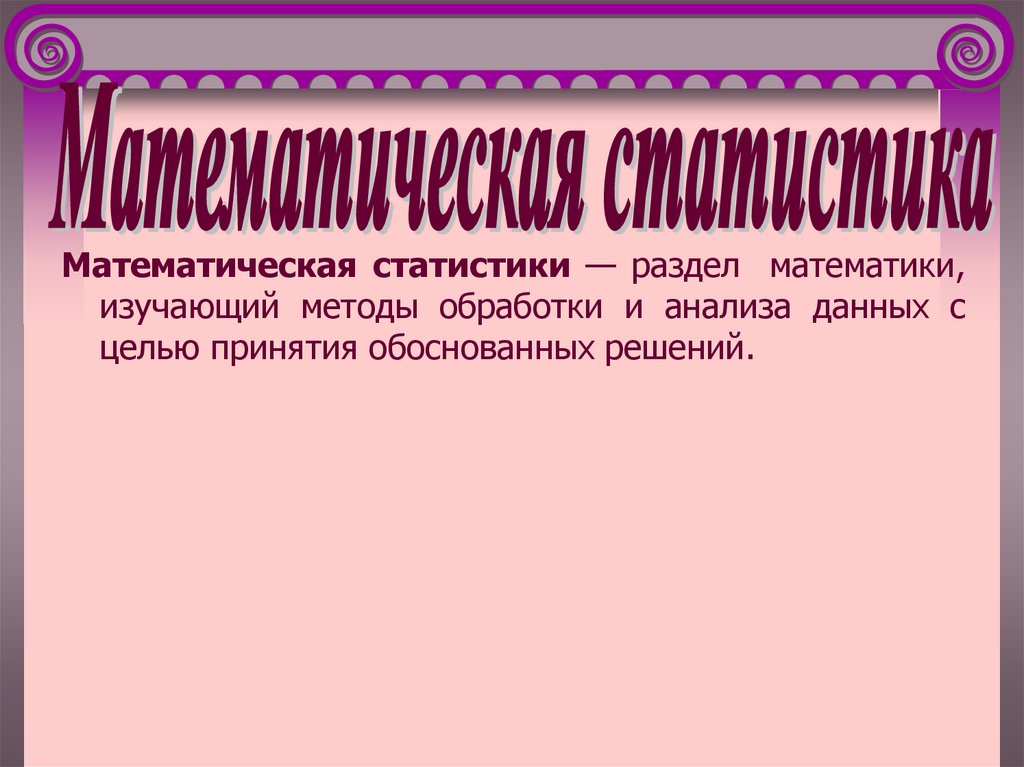 Задачи и методы математической статистики виды выборки презентация