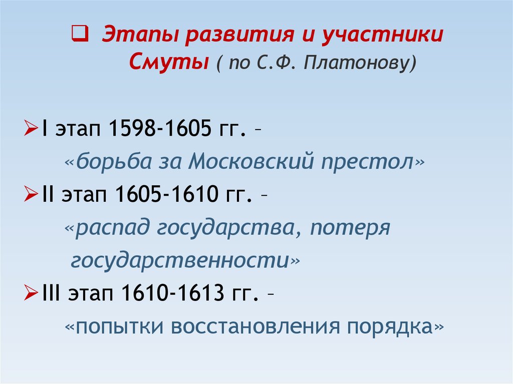 Периодизация смутного времени. Основные этапы смуты. Выделите основные этапы смуты.. Этапы смуты таблица. Основные этапы и события смуты.