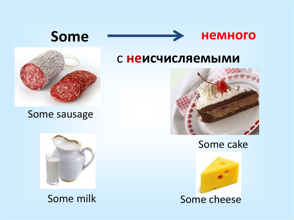 Десерт исчисляемое или не