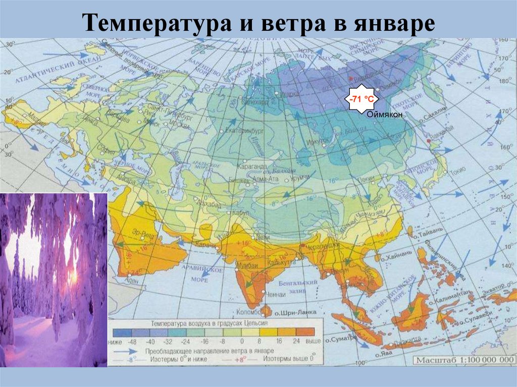 Среднегодовые направления ветра. Климатическая карта Евразии температура. Карта средней температуры Евразии. Климат Евразии 7 класс атлас география. Карта климатических поясов Евразии 7 класс география.