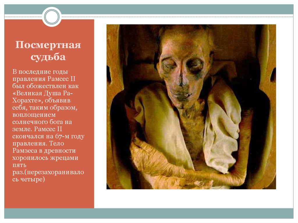 Посмертная судьба