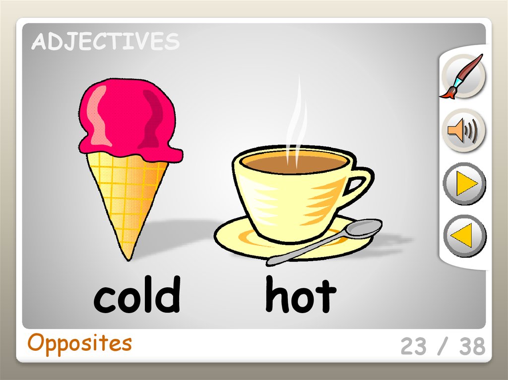 Opposite adjectives презентация. Opposite adjectives hot-COLDR. Opposite adjectives. Hot Cold.